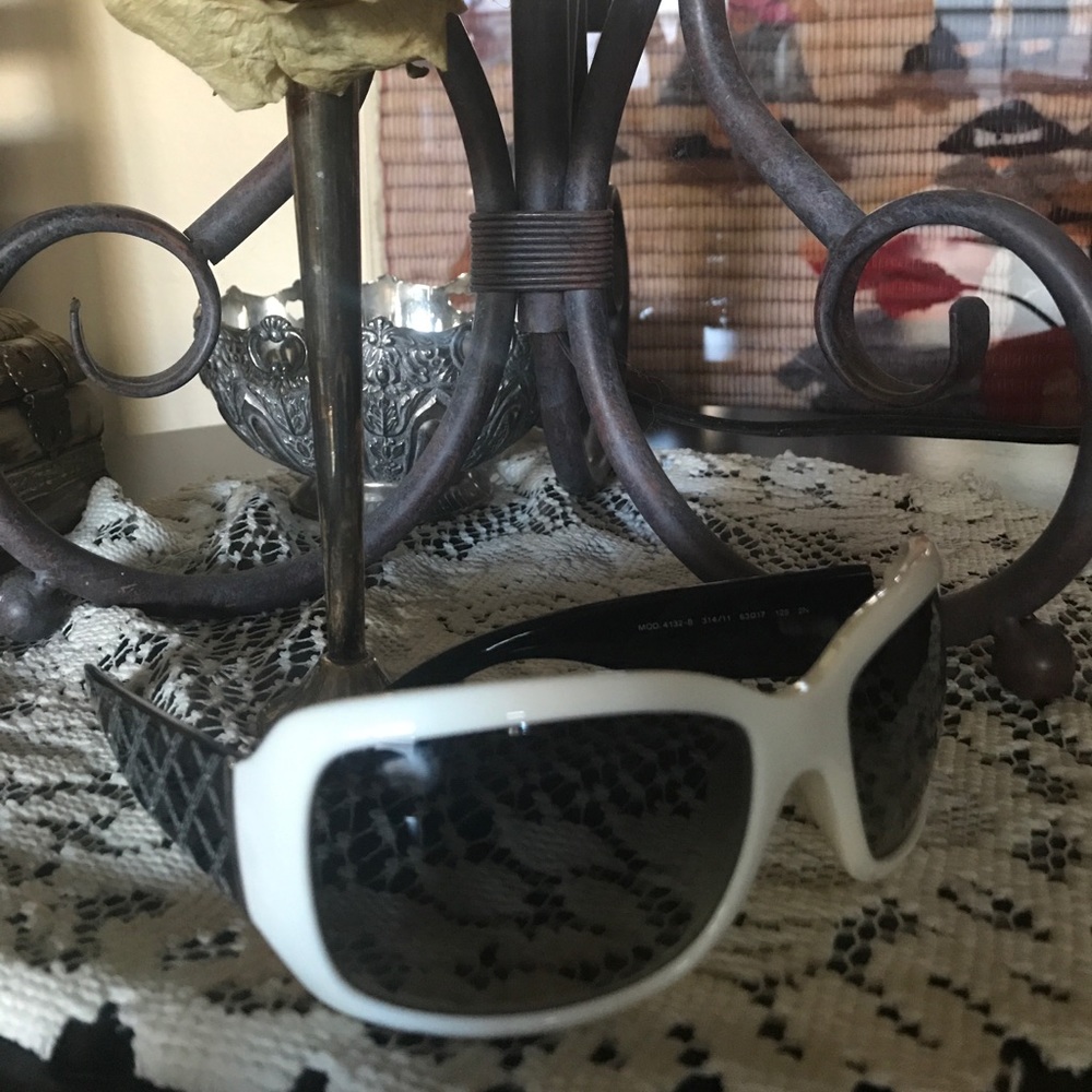 Versace white glasses